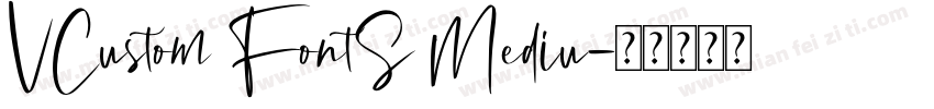 VCustom FontS Mediu字体转换